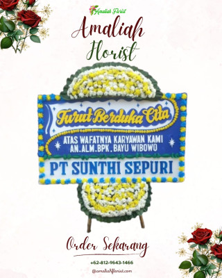Papan Bunga Duka di Cilangkap