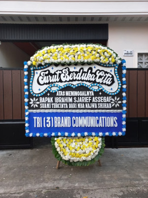 Papan Bunga Duka di Cilangkap